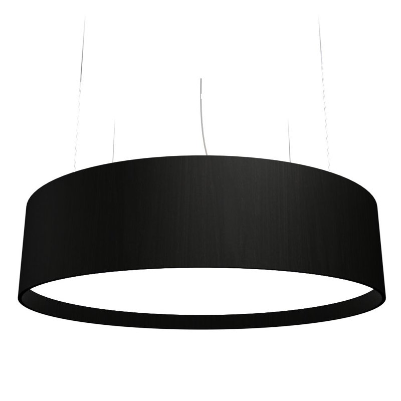 Luminaire suspendu cylindrique Cilíndrico, Gris anthracite