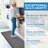 Embossed Diamond Kitchen Mat with Non-Slip Backing-109499066-109499056