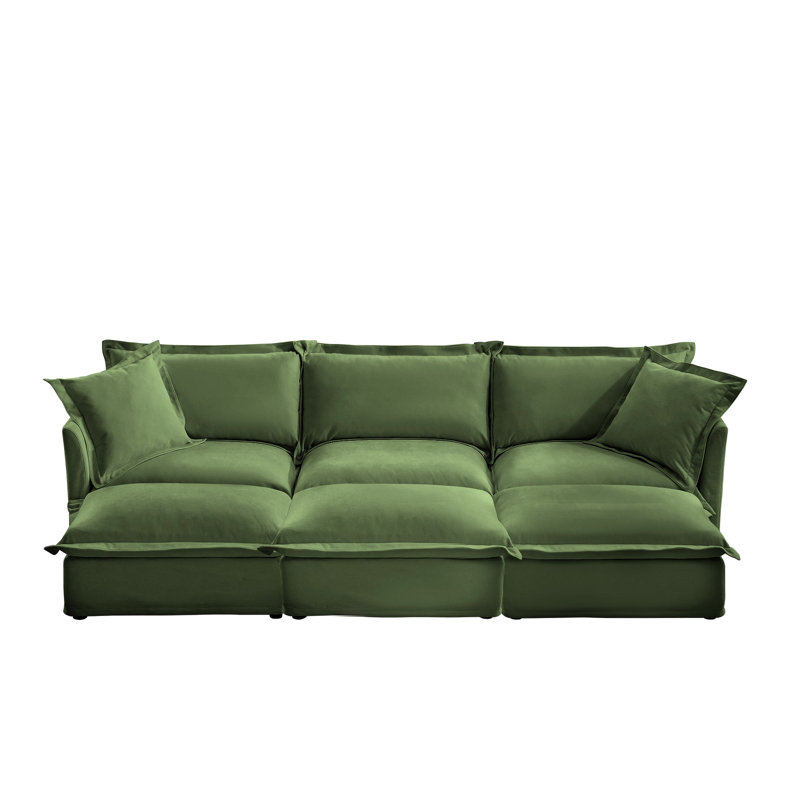 Canapé polyvalent et confortable avec repose-pieds pour le salon