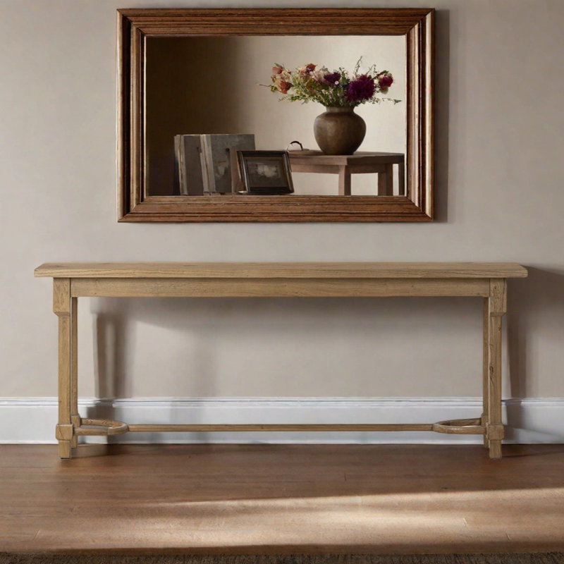 Console campagne rétro, H 30,71 po x l 78,74 po x P 17,72 po