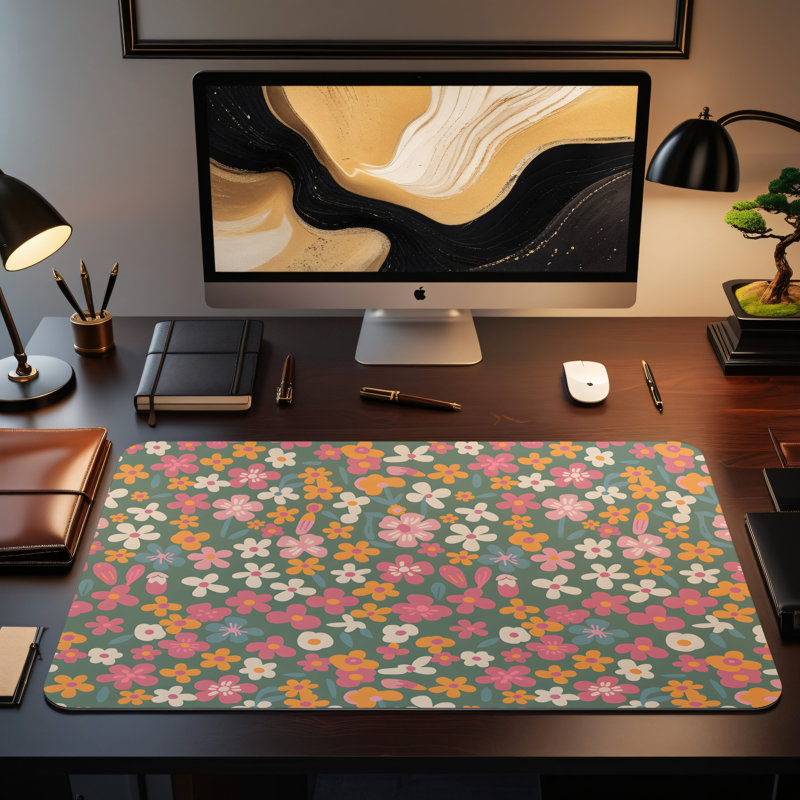 Polyester Desk Pad, 23.6x13.8