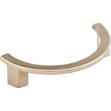 Half Circle Open 3 1/2" Center to Center Finger pull