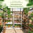VIWAT Polycarbonate Garden Greenhouse with UV Protection and Aluminum Frame-125818691