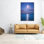 «Tranquil Seascape With Horizon Over Water», reproduction d'art sur toile