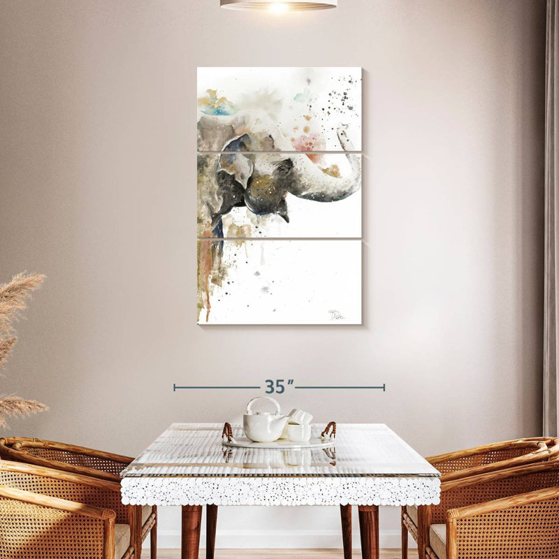 Brampt Water Elephant, 45" H x 28" W