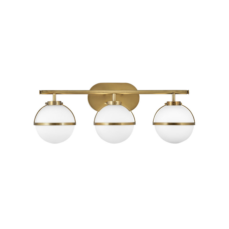 Adneta 3 - Light Dimmable Vanity Light, Heritage Brass