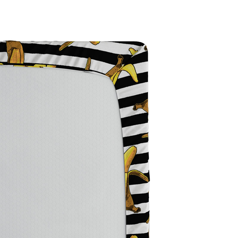 Microfiber Striped Fitted Sheet, Full Fitted Sheet