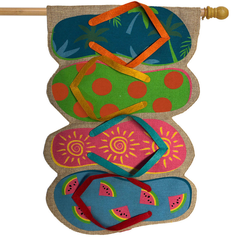 Drapeau de maison Flip Flops