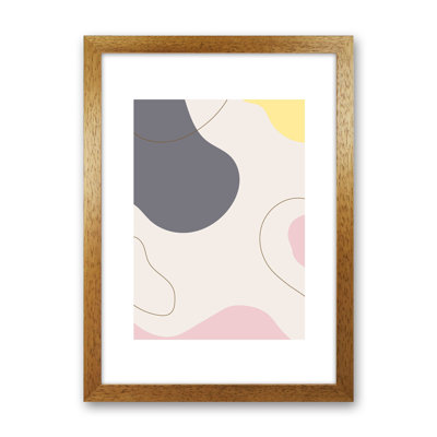 Mila Pink Abstract N17 - Print