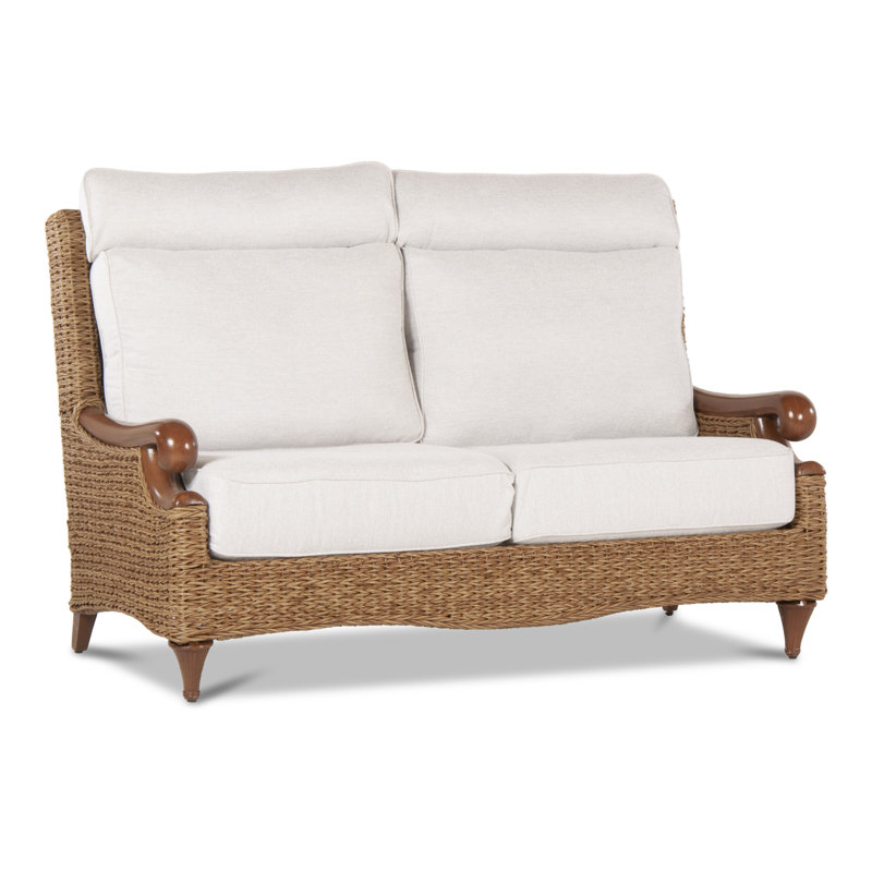 Brookside Outdoor 2 - Seat Loveseat, Nurture Pebble