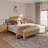 Solid Wood Mid‑Century Modern 2‑Drawer Bedroom Nightstand-2128642618-2127291480