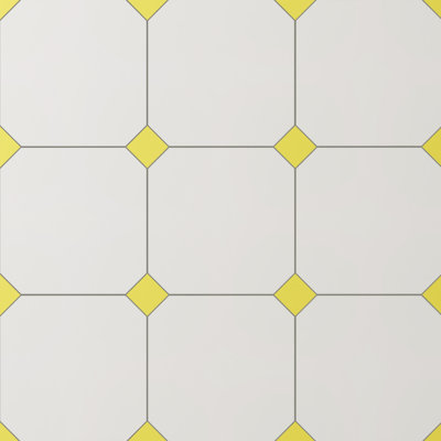 Vaudeville Octagon Nacar W/Taco 7-7/8 In. X 7-7/8 In. Porcelain Floor And Wall Tile