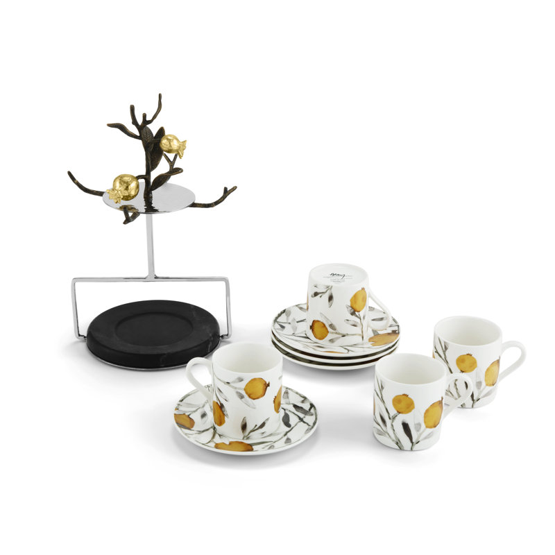 Pomegranate Demitasse