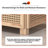 Brown Rectangular Solid Wood Reception Desk-1373973806