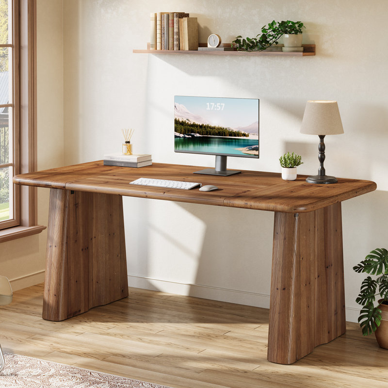 Solid Wood Computer Desk
