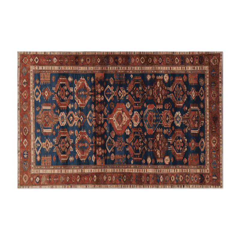 Tapis turc intérieur et extérieur brun, Rectangulaire 8 pi x 10 pi
