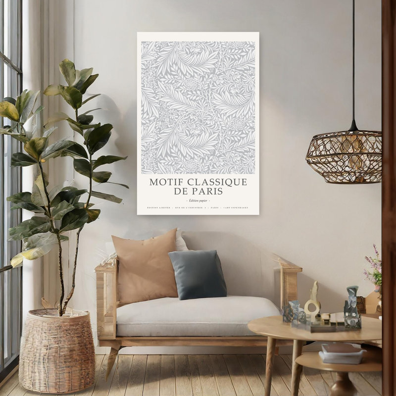 Motif classique 5, art abstrait contemporain, H 48 po x l 32 po