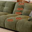 Canapé modulaire en chenille vert-289000087