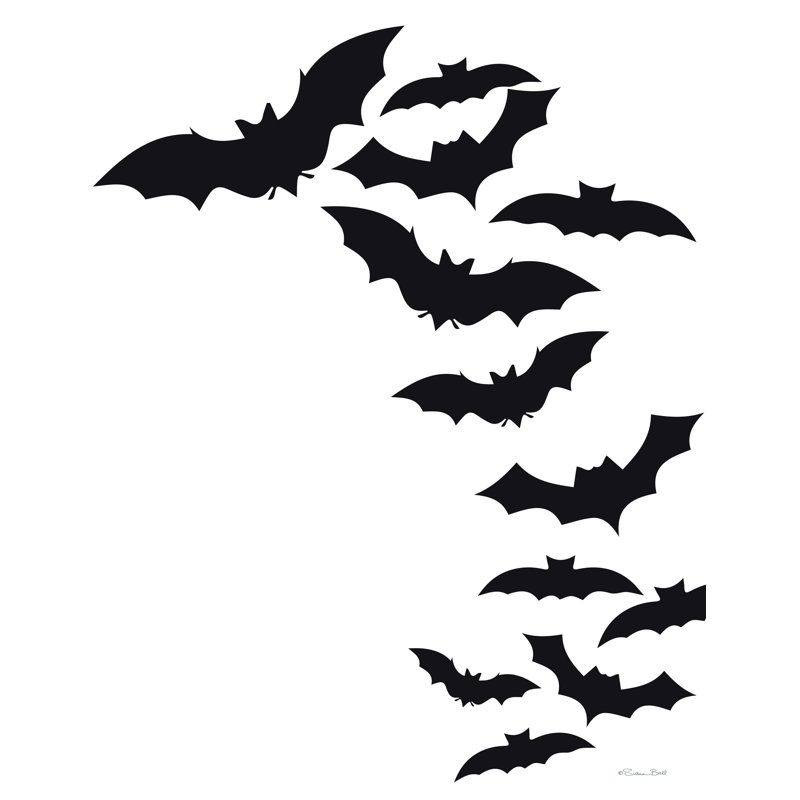 «Flock Of Bats», impression sur toile tendue, H 32 po x l 24 po