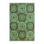 Tapis oriental en chenille tissé à la machine en bleu-236031181