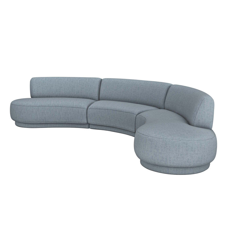 Nuage Sectional, Marsh Chenille, Right Hand Facing