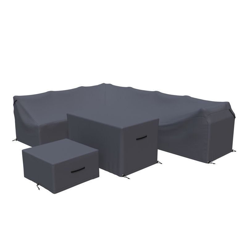 Premium All-Weather Wicker Group Seating  Patio Conversation Sets Outdoor Furniture Covers