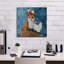 «Fox and Hen» par Heather Gauthier, art mural sur toile, 18 po x 18 po