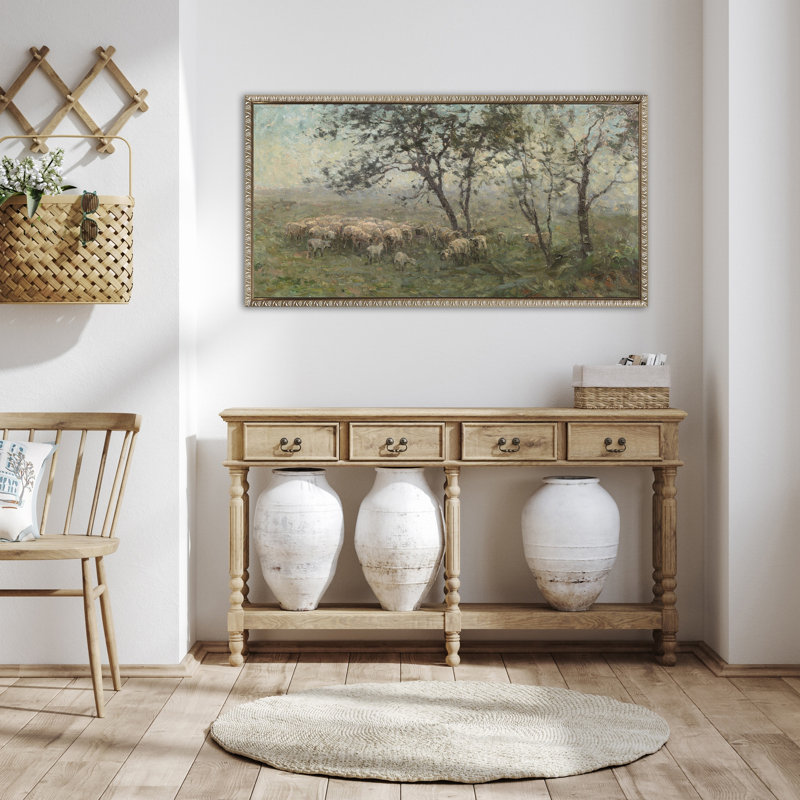 «A Flock Of Sheep», art mural sur toile