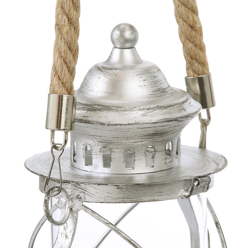 Scofield Metal Novelty Lamp, Antique Silver