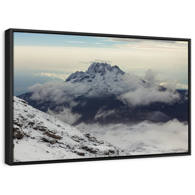 Nature "Art mural Kilimanjaro Snow Mountain", H 9 po x l 13 po