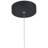 Vega LED Pendant - Black Finish-1162047882