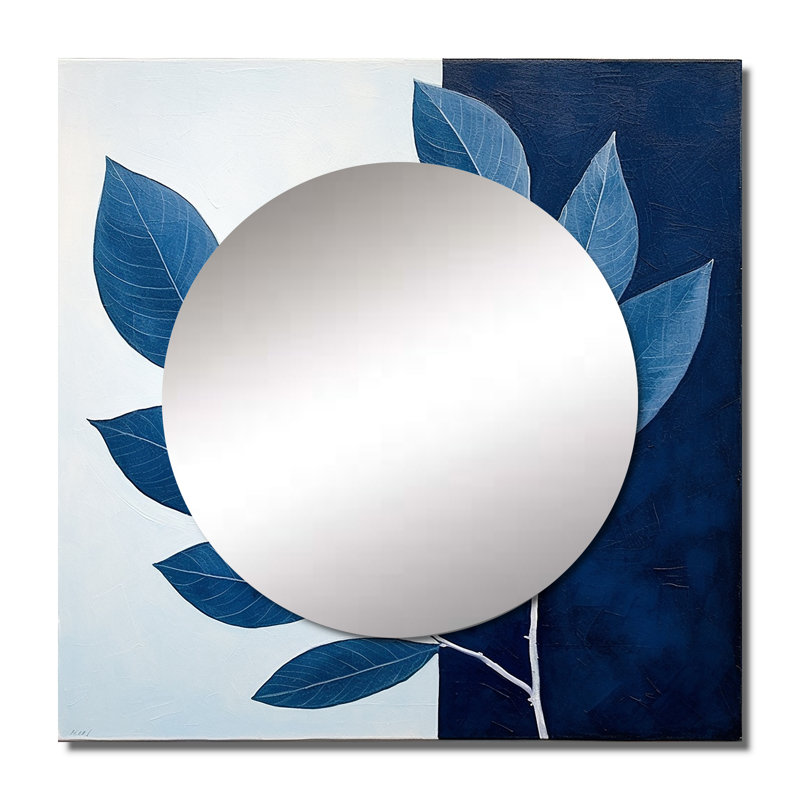 Larobert - Miroir carré pour décoration murale, 29 po x 29 po