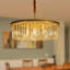 Grand lustre moderne en cristal 8 lumières E12-1006376542