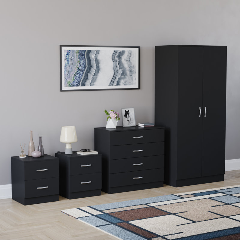 Maybery Piece Bedroom Set, Black