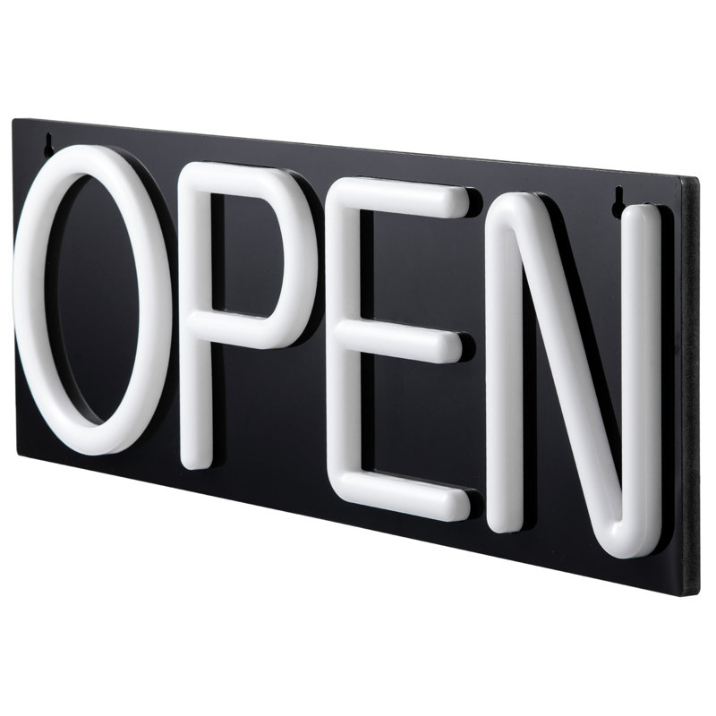 7'' Text & Numbers Themed Neon Sign