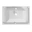 Lavabo de salle de bain 30 po en résine-121099921