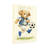 Animals Teddy Bear Playing Soccer With Ball