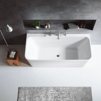 Dashiel 59.1'' x 31.5'' Soaking Acrylic Bathtub