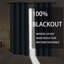 100% Blackout Curtains, Linen Textured, Grommet Top, Room Darkening Curtains & Drapes-353978417