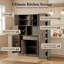 Armoire de rangement pour garde-manger autoportante Zorindale-700325236