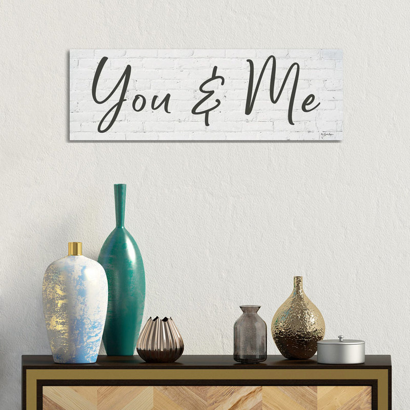 You And Me by Susie Boyer - Wrapped Canvas Panoramic Gallery-Wrapped Canvas Giclée, 30.48 cm H x 91.44 cm W x 1.91 cm D