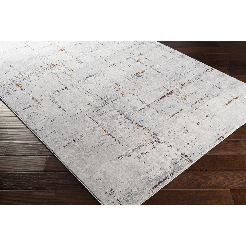Barros Abstract Indoor Rug, Rectangle 2'7" x 5'