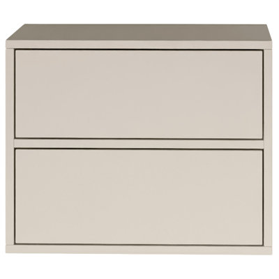 50cm W Manufactured Wood Bedside Table