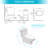 White Ceramic Toilet With Dual Flush And Comfortable Height - User- Bathroom Seat One Piece Ergonomic Design