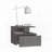 Adele Floating Nightstand with Drawer and Open Storage Shelves