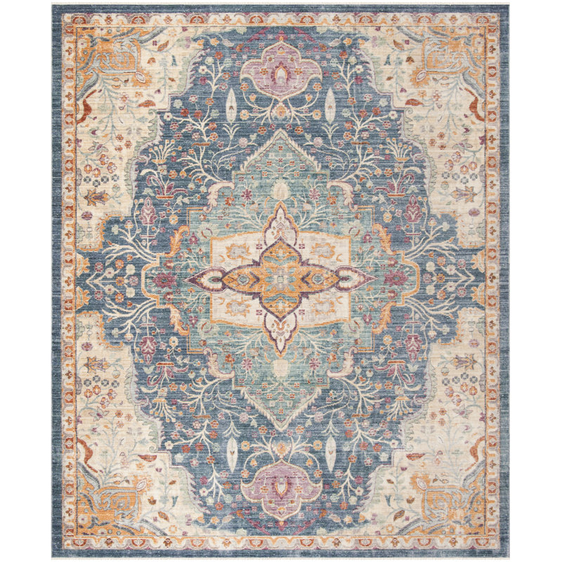 Aucheys Oriental Hand Woven Area Rug, Rectangle 183 x 274 cm