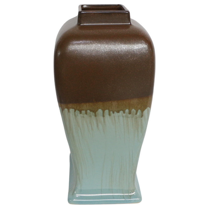 Townsend Handmade Stoneware Jar, 16" H x 7" W x 9" D, Ivory