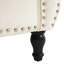 Rangement rectangulaire en velours beige avec coussin - Tissu luxueux, structure robuste, rehausse l'ambiance de la maison et rehausse le style du revêtement du dessus du banc rembourré, fabrication durable-537264882