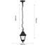 Alyssa Cast Aluminium IP44 Outdoor Hanging Lantern-33893615