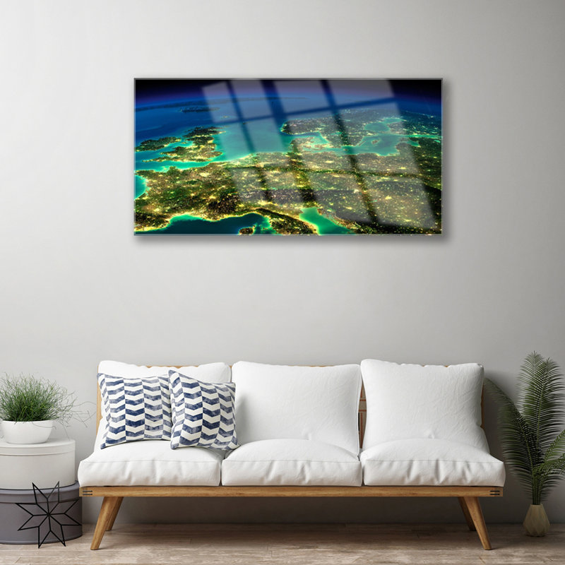 Art Abstract - No Frame Print on Glass